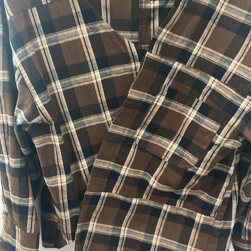 Plaid Button Down Shirt for Women - Picture 4 of 5